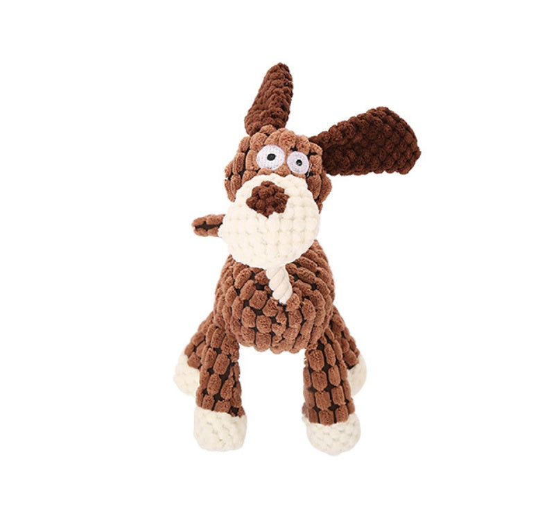 Anti-Stress Kauspielzeug für Hunde in Tierform