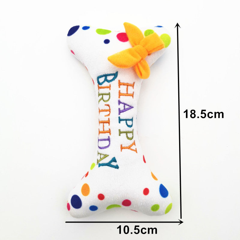 Niedliche plüsch Geburtstagskuchen/Knochen/Geschenke für Hunde