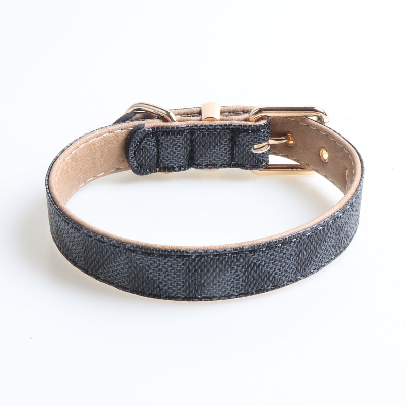 Tierhalsband mit dezent schickem Muster für Hunde und Katzen