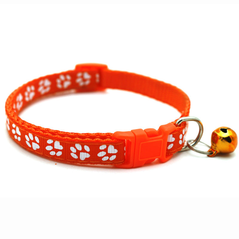 Farbiges Halsband für Hunde und Katzen mit Glöckchen