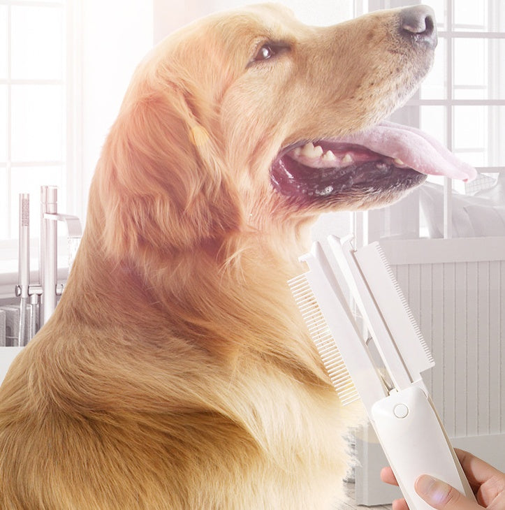 Tierhaarentfernungsbürste/ Hunde- und Katzenmassage-Epilierer zur Entfernung von losen Haaren