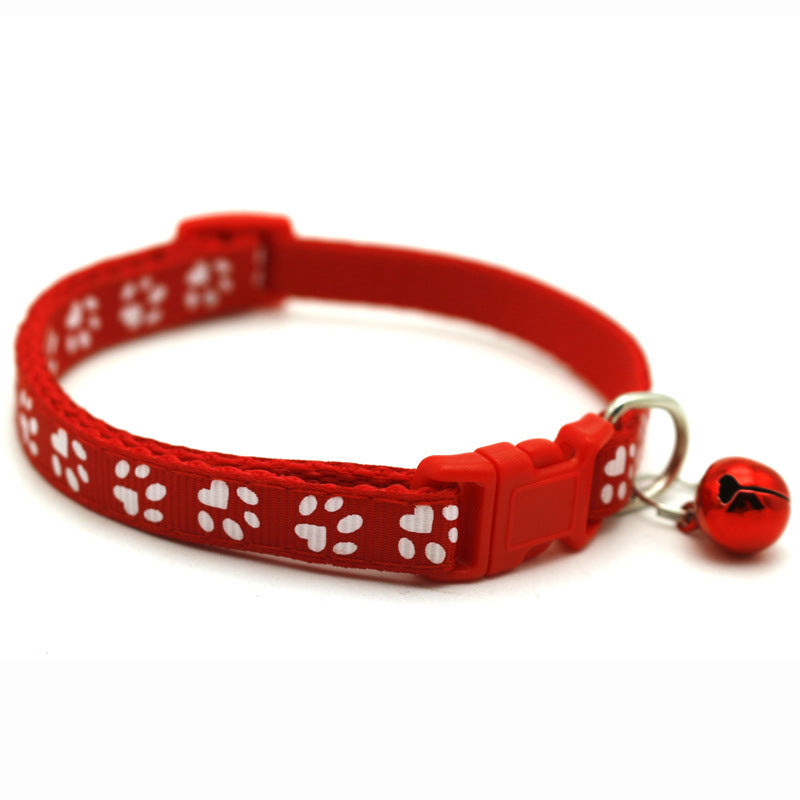 Farbiges Halsband für Hunde und Katzen mit Glöckchen