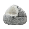 Halbgeschlossenes Tierbett für Katzen und kleine Hunde. "Muschelnest"