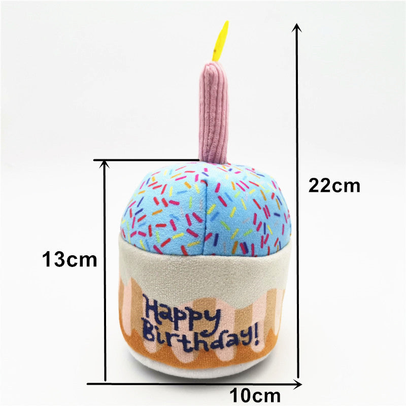 Niedliche plüsch Geburtstagskuchen/Knochen/Geschenke für Hunde