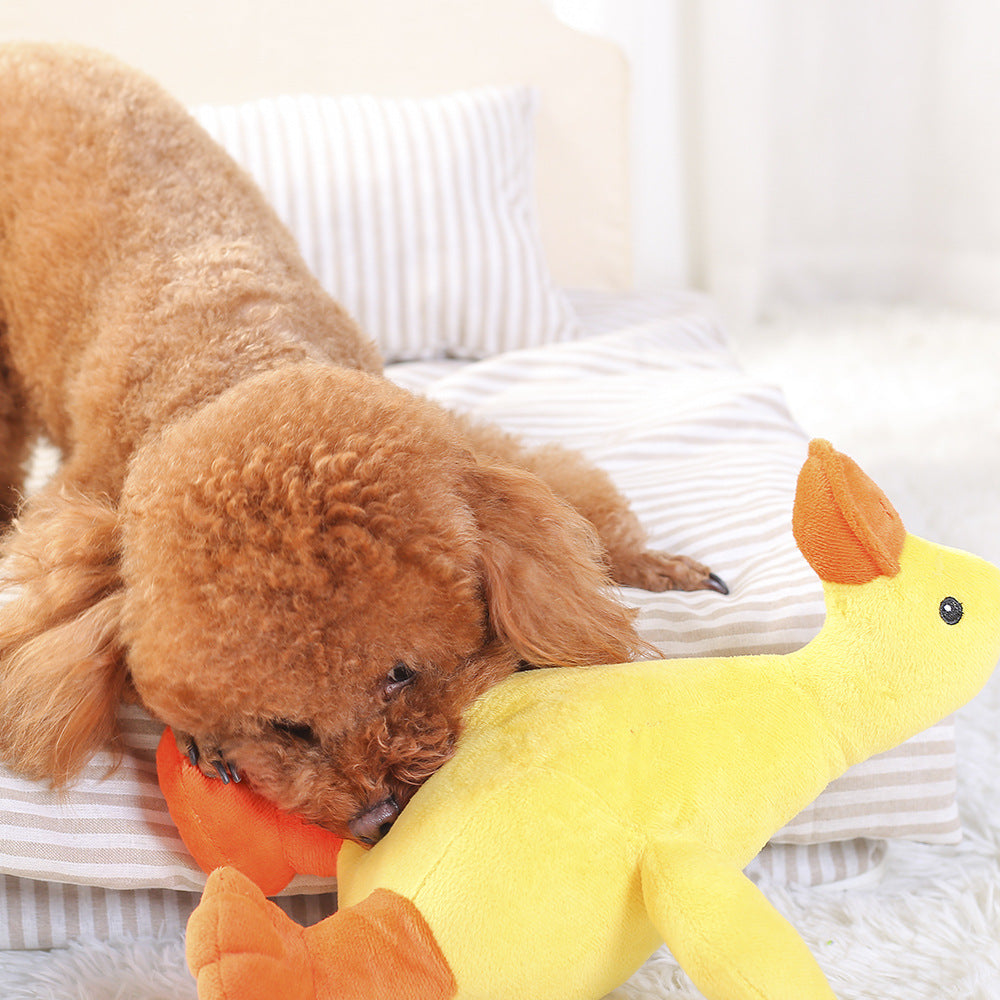 Anti-Stress-Ente für Hunde/ Plüschente für Hunde