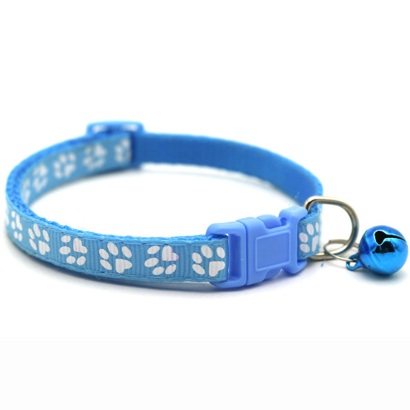 Farbiges Halsband für Hunde und Katzen mit Glöckchen