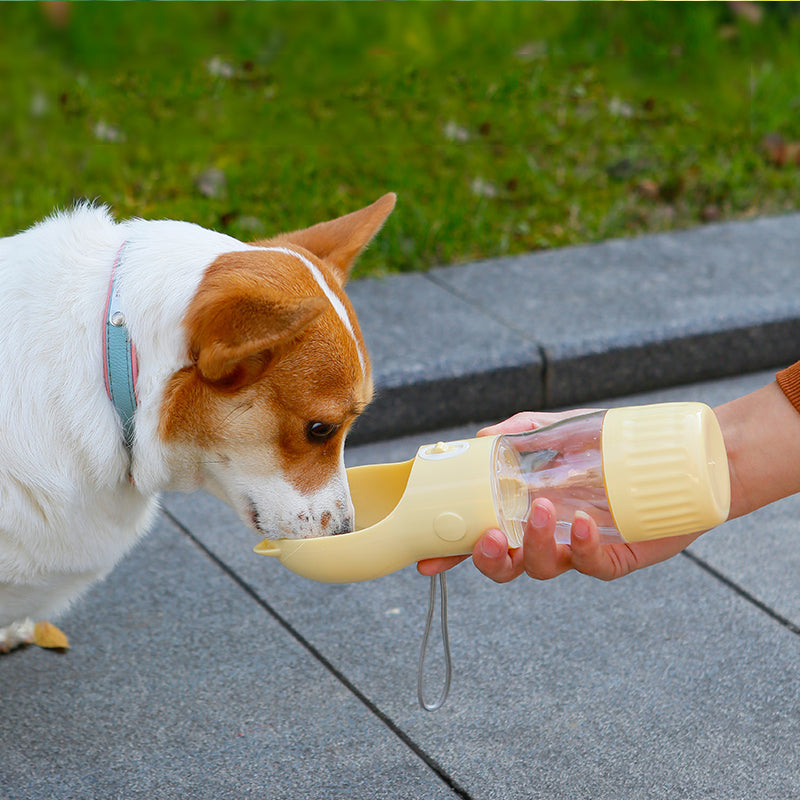Tragbare Hunde-Trinkflasche für kleine und große Hunde