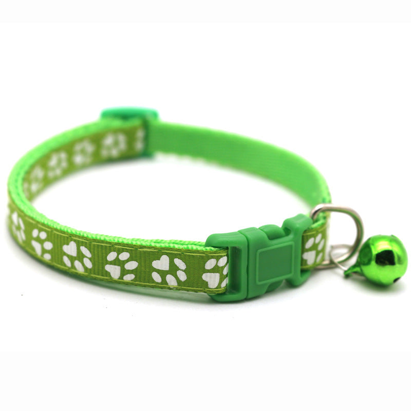Farbiges Halsband für Hunde und Katzen mit Glöckchen