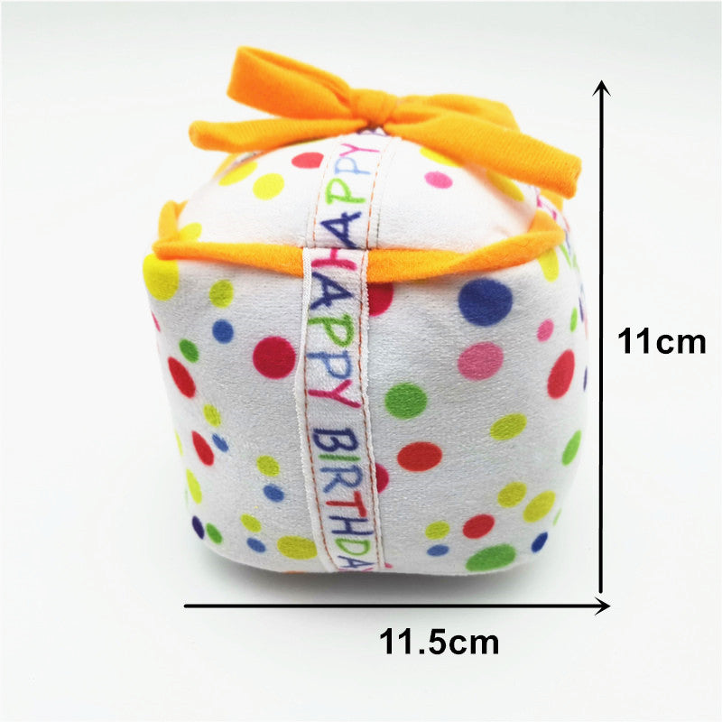 Niedliche plüsch Geburtstagskuchen/Knochen/Geschenke für Hunde