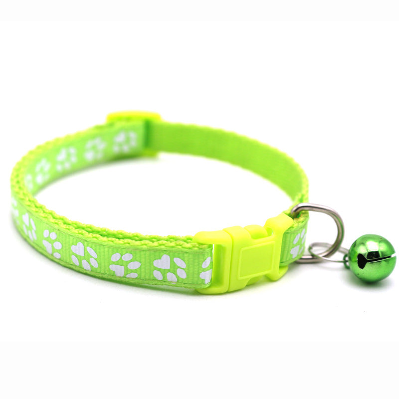 Farbiges Halsband für Hunde und Katzen mit Glöckchen