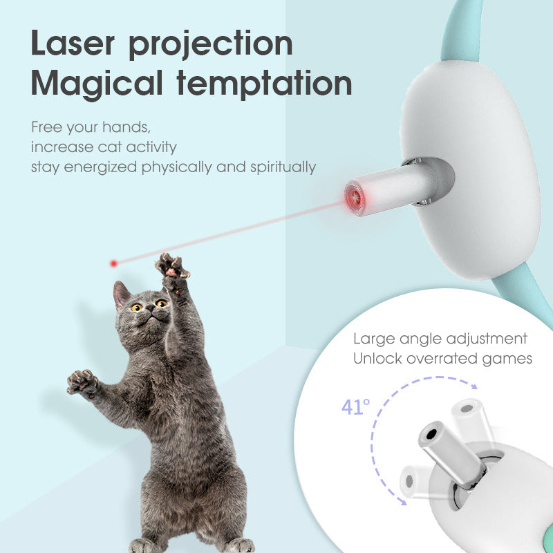 Interaktives Leserhalsband für Katzen mit USB Ladefunktion. Perfektes Katzenspielzeug