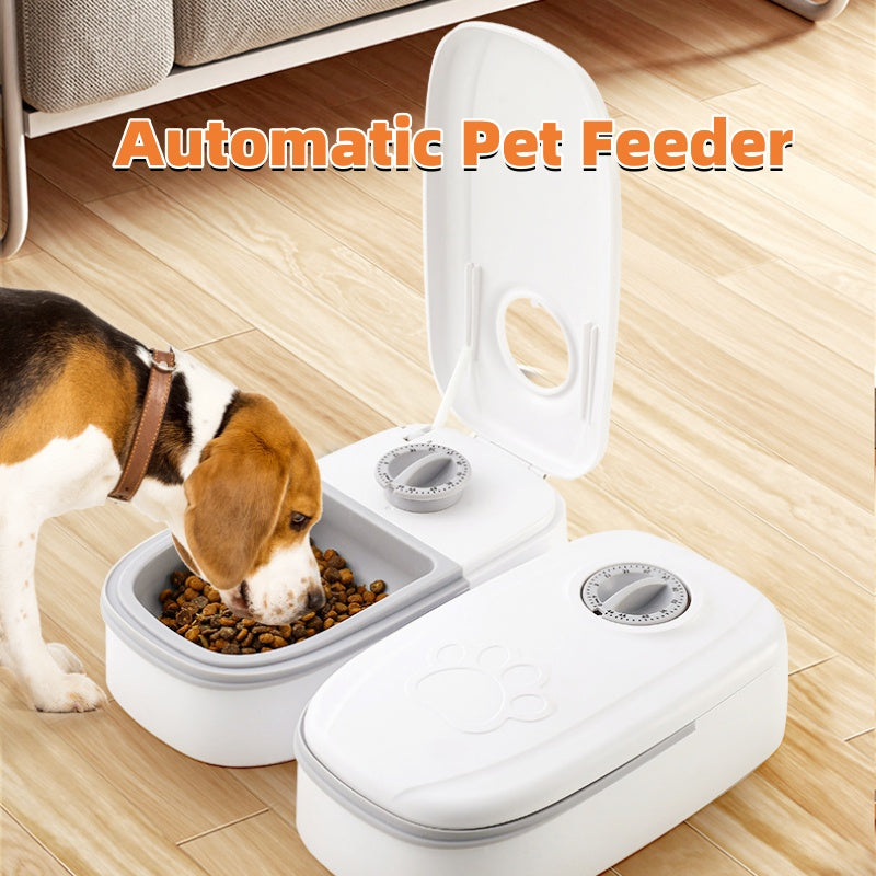 Automatischer Futterspender mit Timer für Haustiere