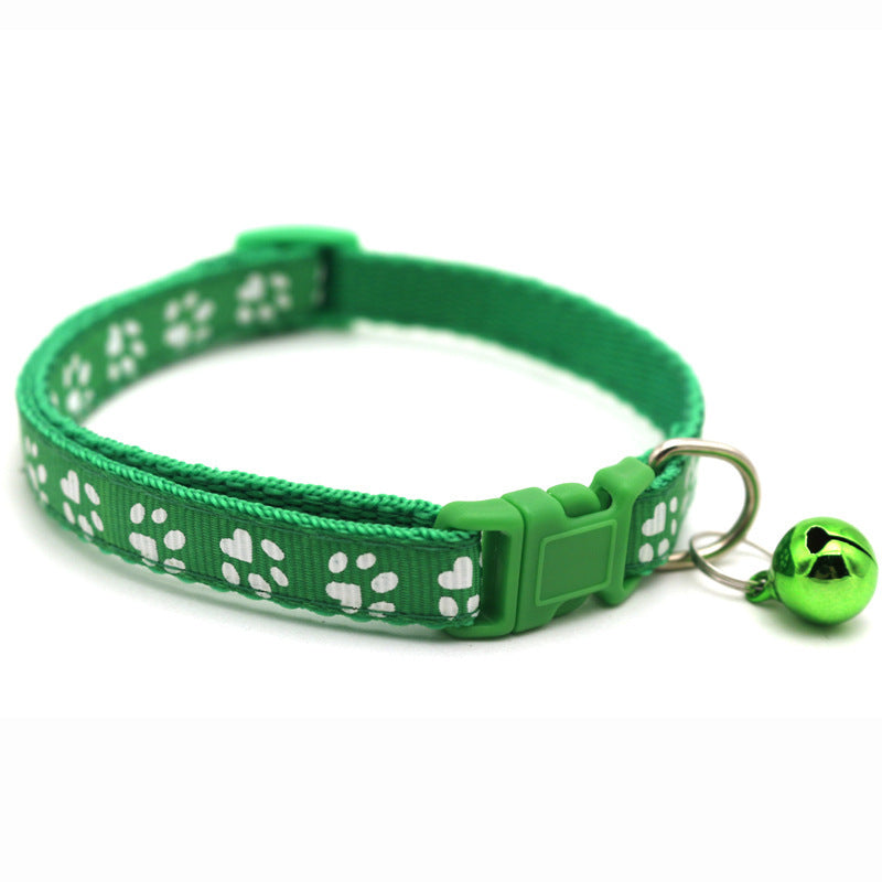 Farbiges Halsband für Hunde und Katzen mit Glöckchen
